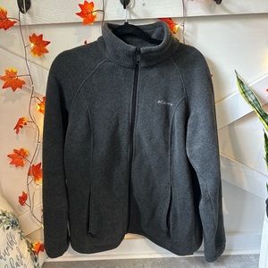 Women’s large grey Colombia fleece zip up